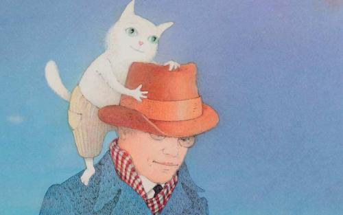 Gundegas Muzikantes ilustrācija Jura Zvirgzdiņa grāmatai 'Zvaigžņu tramvajs'